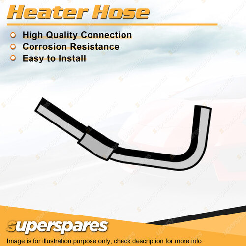 Superspares Heater Hose for Nissan Urvan E24 2.7L 4 cyl OHV 8V Diesel 355mm