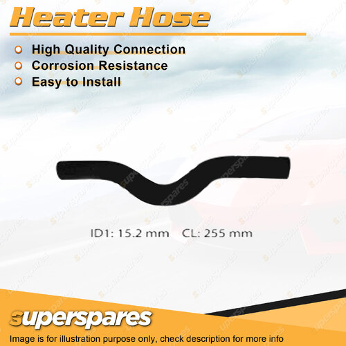 Superspares Heater Hose for Holden Barina SB 1.2L 1.4L Outlet 04/1994-07/1997