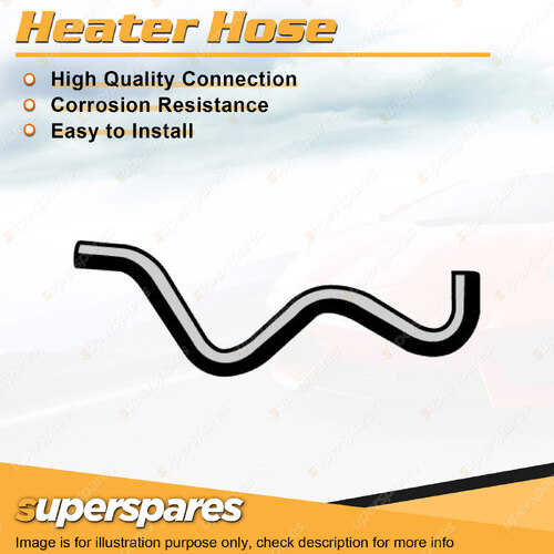 Superspares Heater Hose for Mitsubishi Nimbus UF 2.4L 4 cyl SOHC 16V MPFI