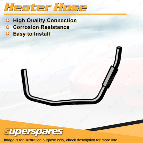 Superspares Heater Hose for Nissan Urvan E24 2.7L 4 cyl OHV 8V Diesel 635mm