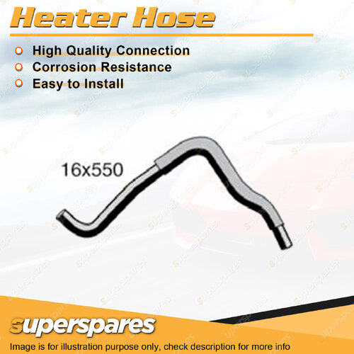 Heater Hose for Mitsubishi Lancer CC CB4A 1.6L 4 cyl SOHC 16V MPFI 550mm