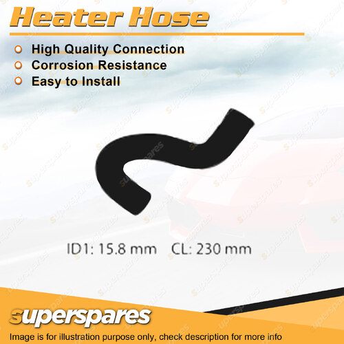 Heater Hose for Holden Jackaroo L1 2.8L 4 cyl SOHC 8V Diesel Turbo 230mm