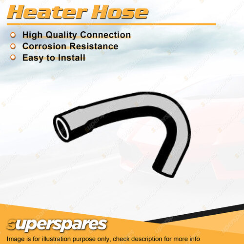 Superspares Heater Hose for Toyota MR2 SW20R 2.0L 4 cyl Return Pipe 1989-1996