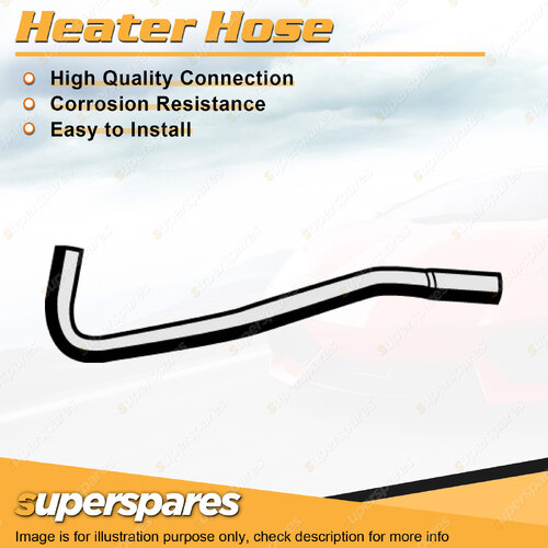 Superspares Heater Hose for Saab 9000 2.3L 4 cyl DOHC 16V 05/1990-06/1998