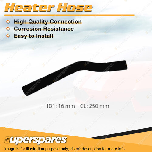 Superspares Heater Hose for Hyundai Lantra J2 1.8L 2.0L 4 cyl 1995-2000 Inlet