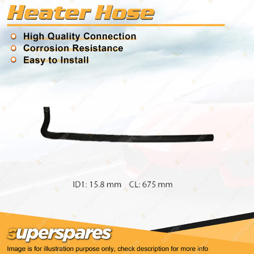 Superspares Heater Hose for Daihatsu Rocky 2.8L 4 cyl OHV 8V 1984-1999 To Engine