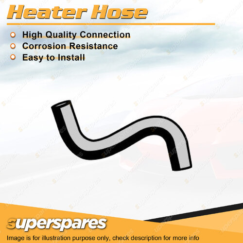 Heater Hose for Mitsubishi Express SF 2.4L 4 cyl SOHC EFI 10/1986-08/1990