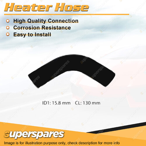 Superspares Heater Hose for Toyota Corolla AE93 1.6L 4 cyl DOHC 16V EFI 170mm