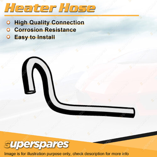 Superspares Heater Outlet Hose for Holden Barina MF MH 1.3L 4 cyl 1989-1994