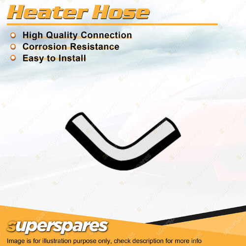 Superspares Heater Hose for Holden Barina SB 1.4L 4 cyl SOHC 8V SPFI 170mm