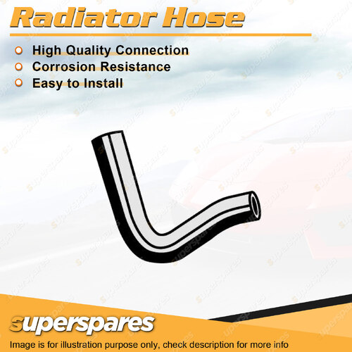 Superspares Upper Radiator Hose for Holden Rodeo R9 3.2L V6 DOHC 24V MPFI