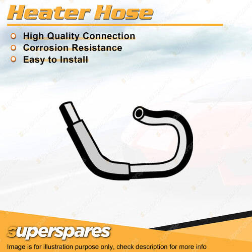 Heater Hose for Holden Jackaroo L1 2.6L 4 cyl SOHC 8V MPFI 07/1988-03/1992