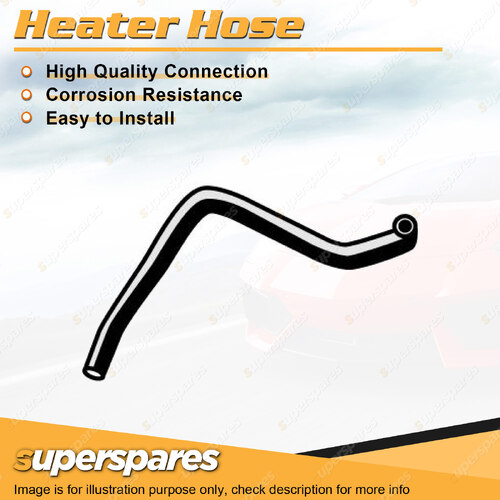 Superspares Heater Return Hose for Saab 900 2.0L 4 cyl DOHC 03/1994-06/1998