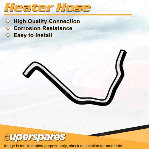 Superspares Heater Hose for Mitsubishi Lancer CB CC 1.5L 4 cyl 495mm 1990-1994