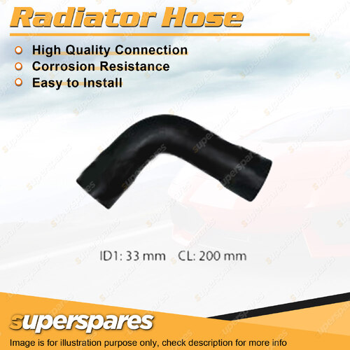 Superspares Upper Radiator Hose for Holden Barina XC 1.4L 4 cyl DOHC 16V MPFI