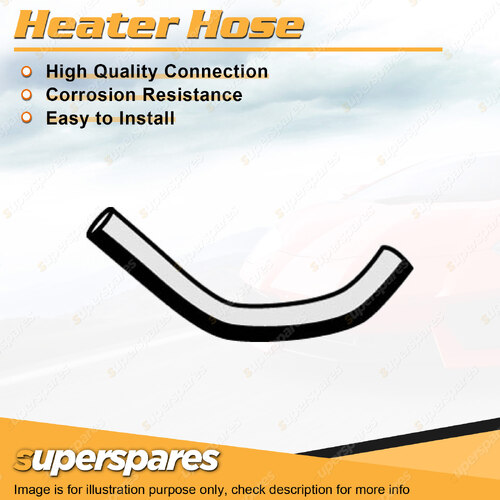 Superspares Heater Hose for Holden Rodeo TF 2.3L 4 cyl Outlet 1985-1993