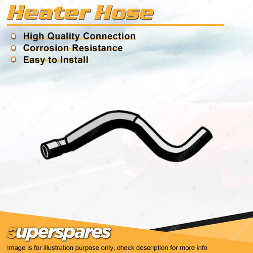 Superspares Heater Hose for Toyota Celica ST204R 2.2L 4 cyl DOHC 16V MPFI Outlet