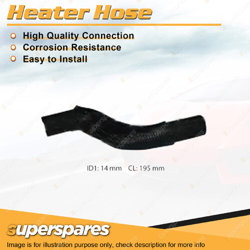 Superspares Heater Inlet Hose for Daihatsu Sirion M100 1.0L 3 cyl DOHC 12V MPFI