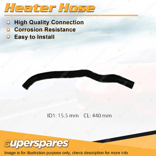 Superspares Heater Hose for Toyota Kluger MCU28R 3.3L V6 DOHC 24V MPFI 440mm