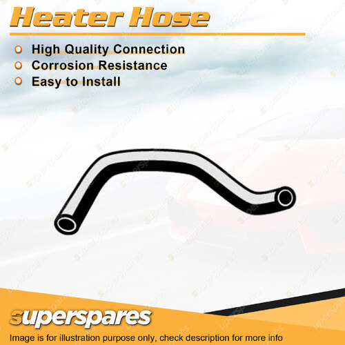 Superspares Heater Hose for Holden Rodeo RA Colorado RC 2.4L 4 cyl Inlet