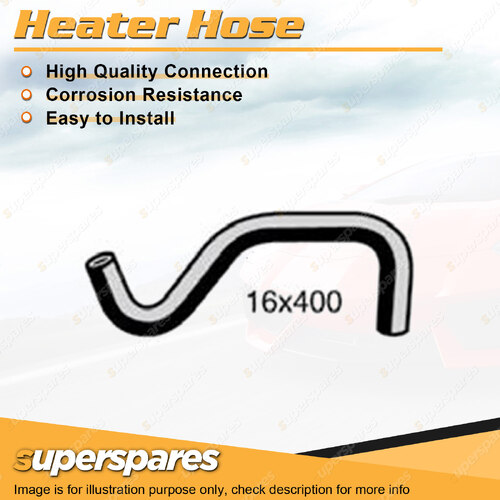 Superspares Heater Hose Rubber Hose Length 400mm Inside Diameter 16mm