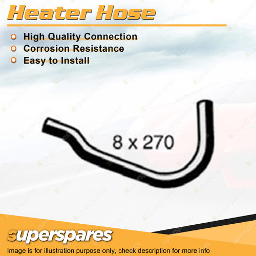 Superspares Heater Hose Rubber Hose Length 270mm Inside Diameter 8mm