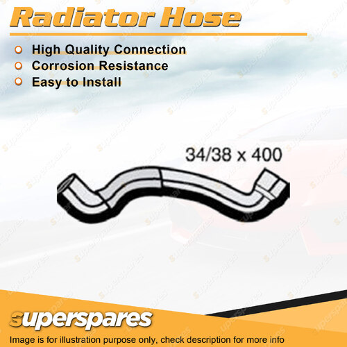 Superspares Lower Radiator Hose Length 400mm Inside Diameter 34mm Bell ID 38mm