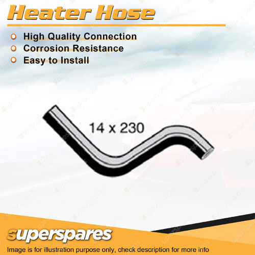 Superspares Heater Hose Rubber Hose Length 230mm Inside Diameter 14mm