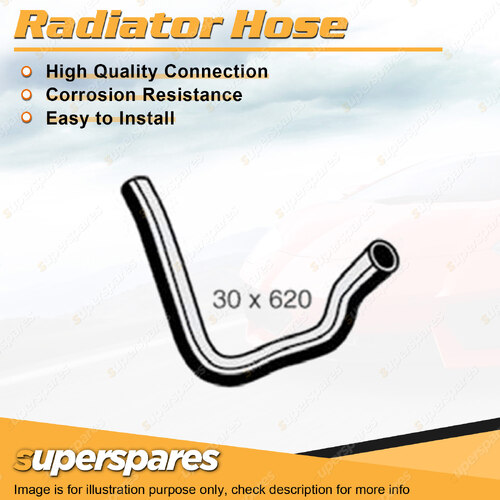 Superspares Lower Side Radiator Hose Length 620mm Inside Diameter 30mm