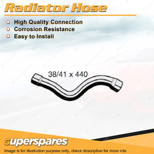 Superspares Lower Radiator Hose Length 440mm Inside Diameter 38mm Bell ID 41mm