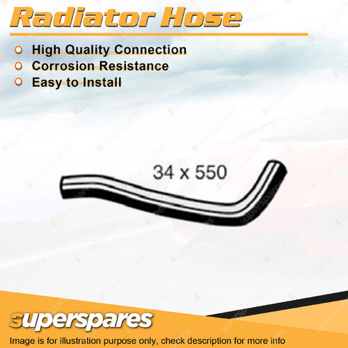 Superspares Lower Side Radiator Hose Length 550mm Inside Diameter 34mm