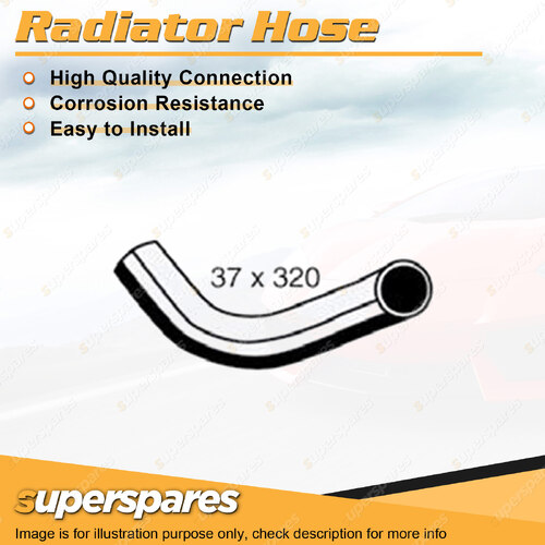 Superspares Lower Side Radiator Hose Length 320mm Inside Diameter 37mm