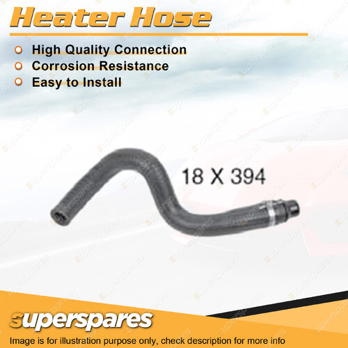 Superspares Heater Hose Rubber Hose Length 394mm Inside Diameter 18mm