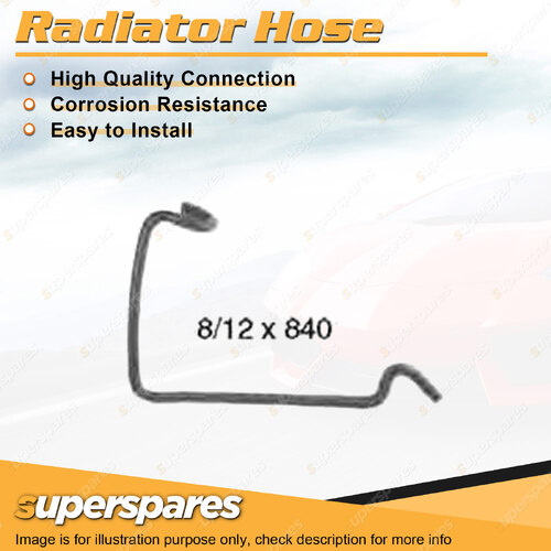 Superspares Radiator Hose Misc Length 840mm Inside Diameter 8mm Bell ID 12mm