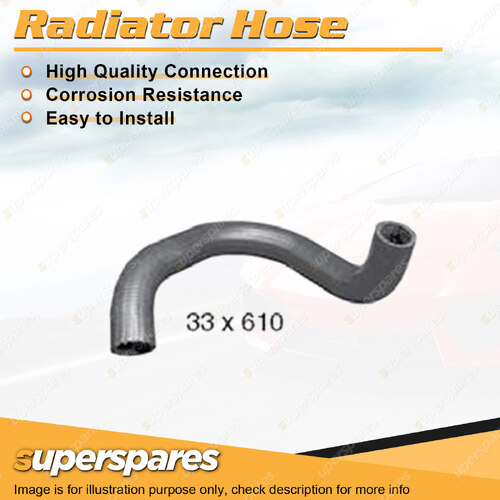 Superspares Lower Side Radiator Hose Length 610mm Inside Diameter 33mm