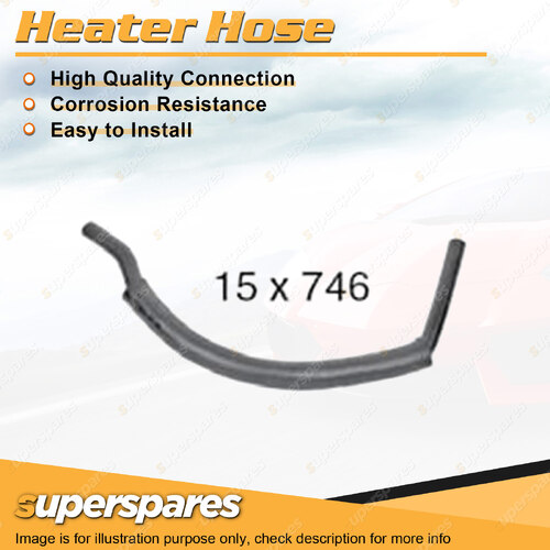 Superspares Heater Hose Rubber Hose Length 746mm Inside Diameter 15mm