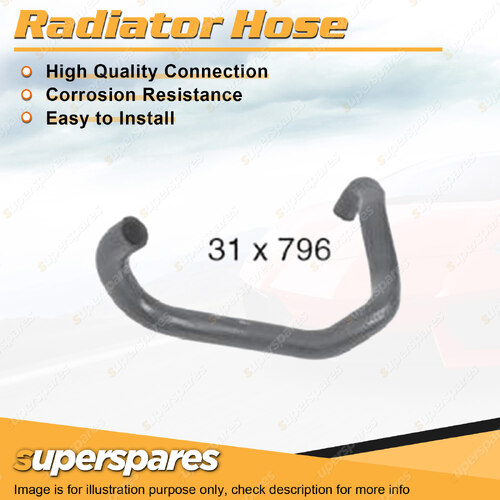 Superspares Lower Side Radiator Hose Length 796mm Inside Diameter 31mm