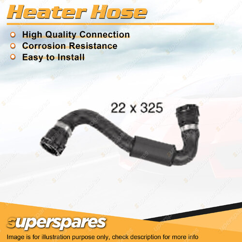 Superspares Heater Hose Rubber Hose Length 325mm Inside Diameter 22mm