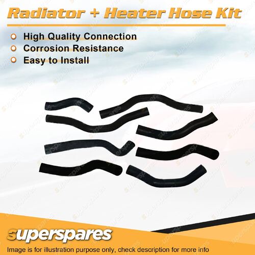 Radiator + Heater Hose Kit for Holden Commodore VX Supercharged 3.8L L36 00-02