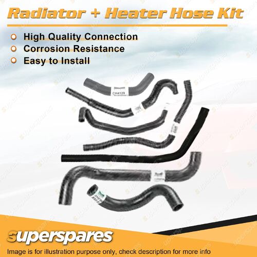 Superspares Hose Set for HSV Senator VZ 6.0L V8 16V OHV MPFI LS2 2004-2006