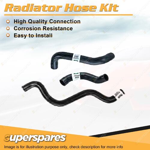 Superspares Radiator Hose Kit for Ford Falcon BF 4.0L 6 cyl 24V Barra 190 08-11