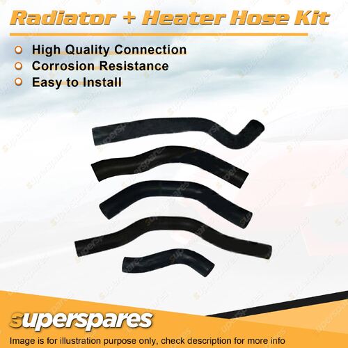 Radiator + Heater Hose Kit for FPV Cobra Force 8 GS GT GT-E GT-P Super Pursuit