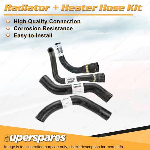 Superspares Radiator + Heater Hose Kit for Holden Colorado RC Rodeo RA 3.6L LCA