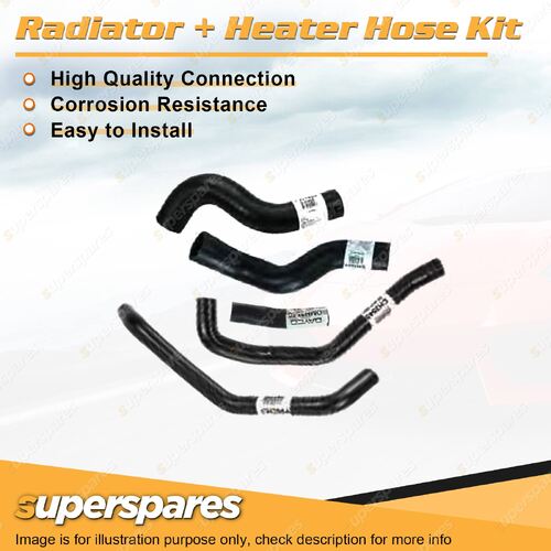 Radiator + Heater Hose Set for Toyota Landcruiser HZJ70R HZJ75R 4.2L