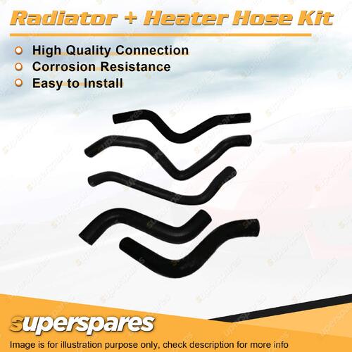 Radiator & Heater Hose Kit for Holden Astra LB 1.5L E15 1984-1986 Auto