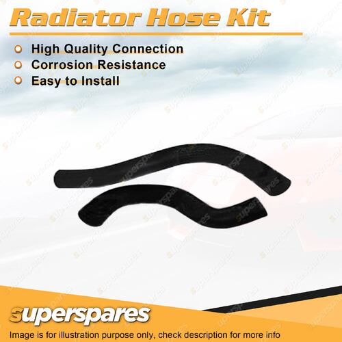 Upper+Lower Radiator Hose Kit for Ford Courier PD 2.5L 4 cyl Diesel WL 1996-1999