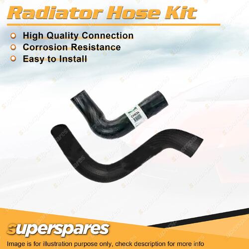 Superspares Radiator Hose Kit for Ford Fairlane ZD Falcon XY 4.9L 70-72 with AC