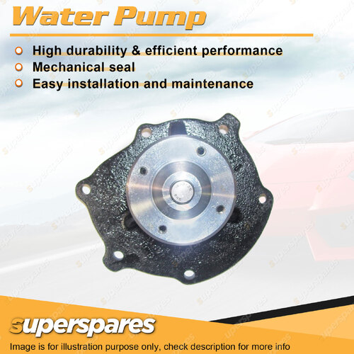 Superspares Water Pump for Toyota Dyna WU90 4.0L OHV 8V 1W 4Cyl Diesel 84-88