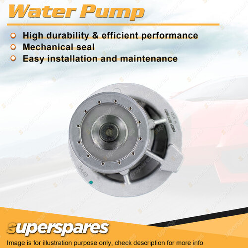 Superspares Water Pump for Holden Frontera UT 2.0L SOHC 8V X20SE 4Cyl Petrol