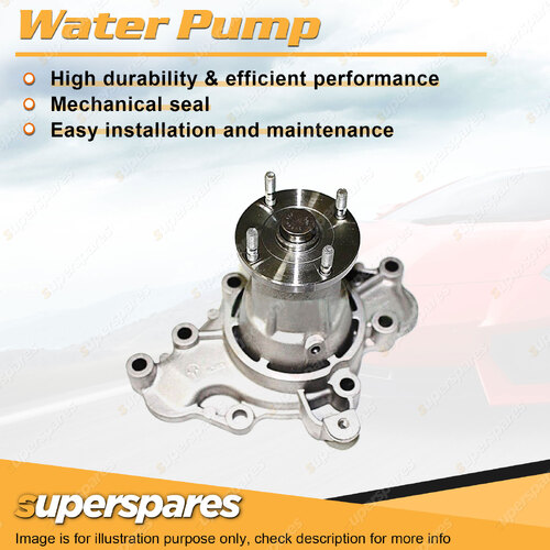 Superspares Water Pump for Mazda 929 HD HE 3.0L DOHC 24V JEZE V6 Petrol 90-97